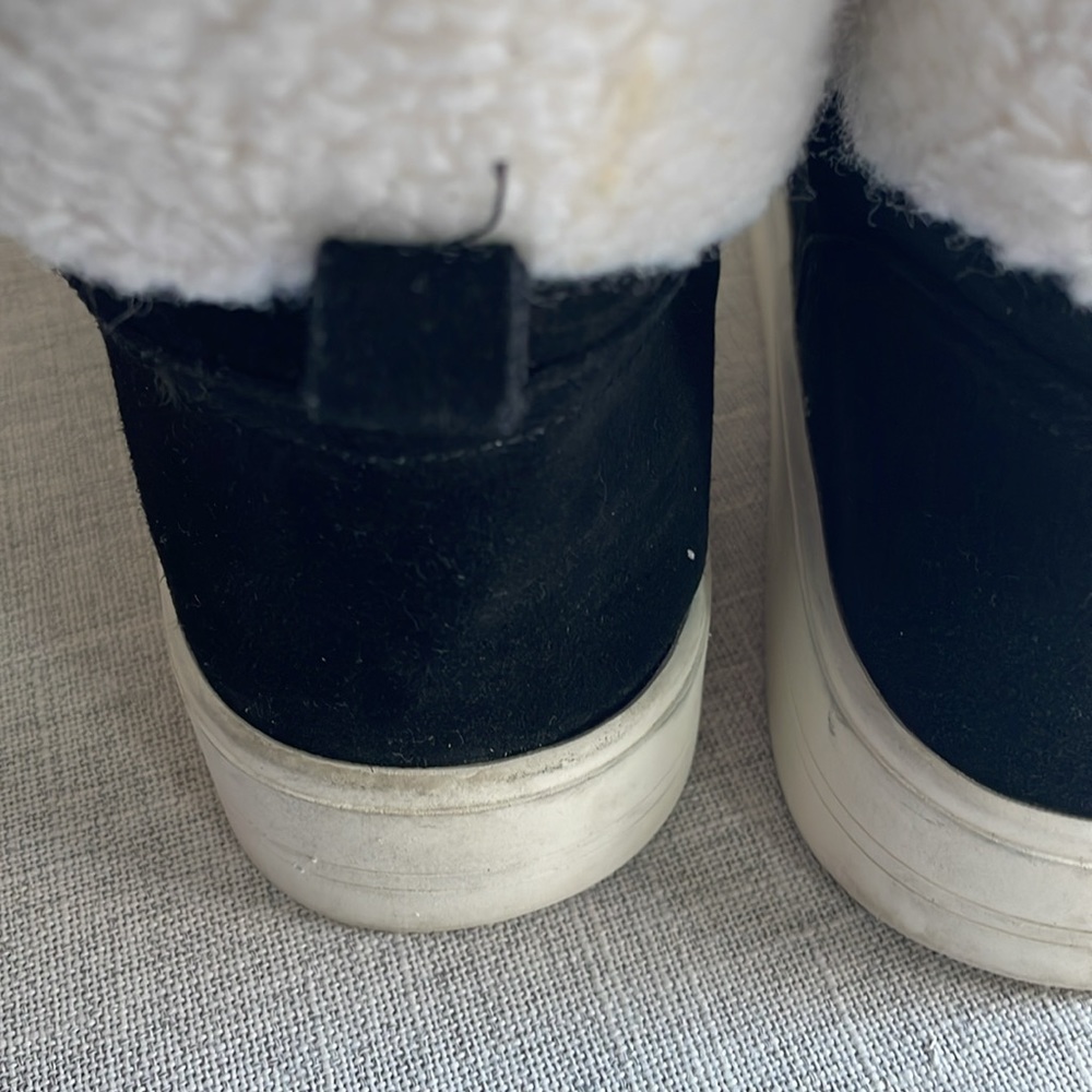 MARC FISHER BLACK DAIRE ANKLE BOOTIE / SNEAKERS size 10 - Picture 10 of 13